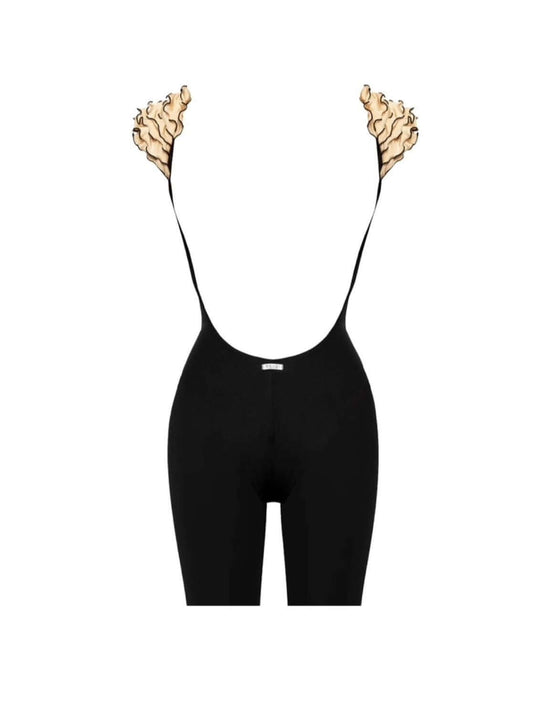 DEIRA JUMPSUIT BLACK SHORT