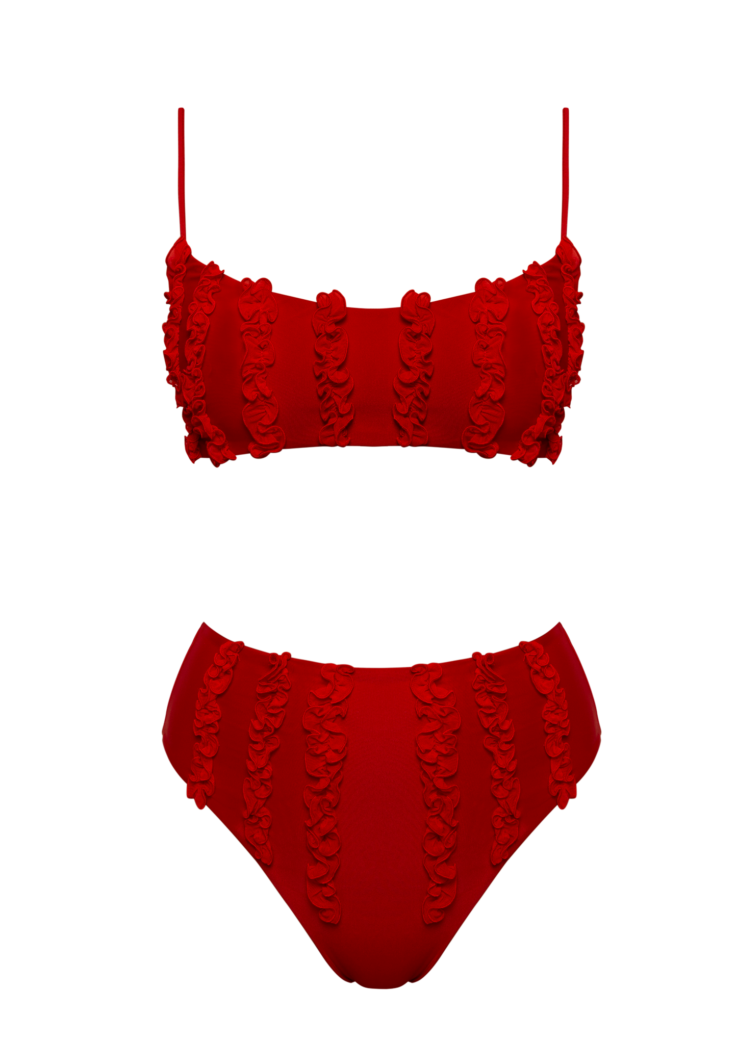 LENI Red High-Waist
