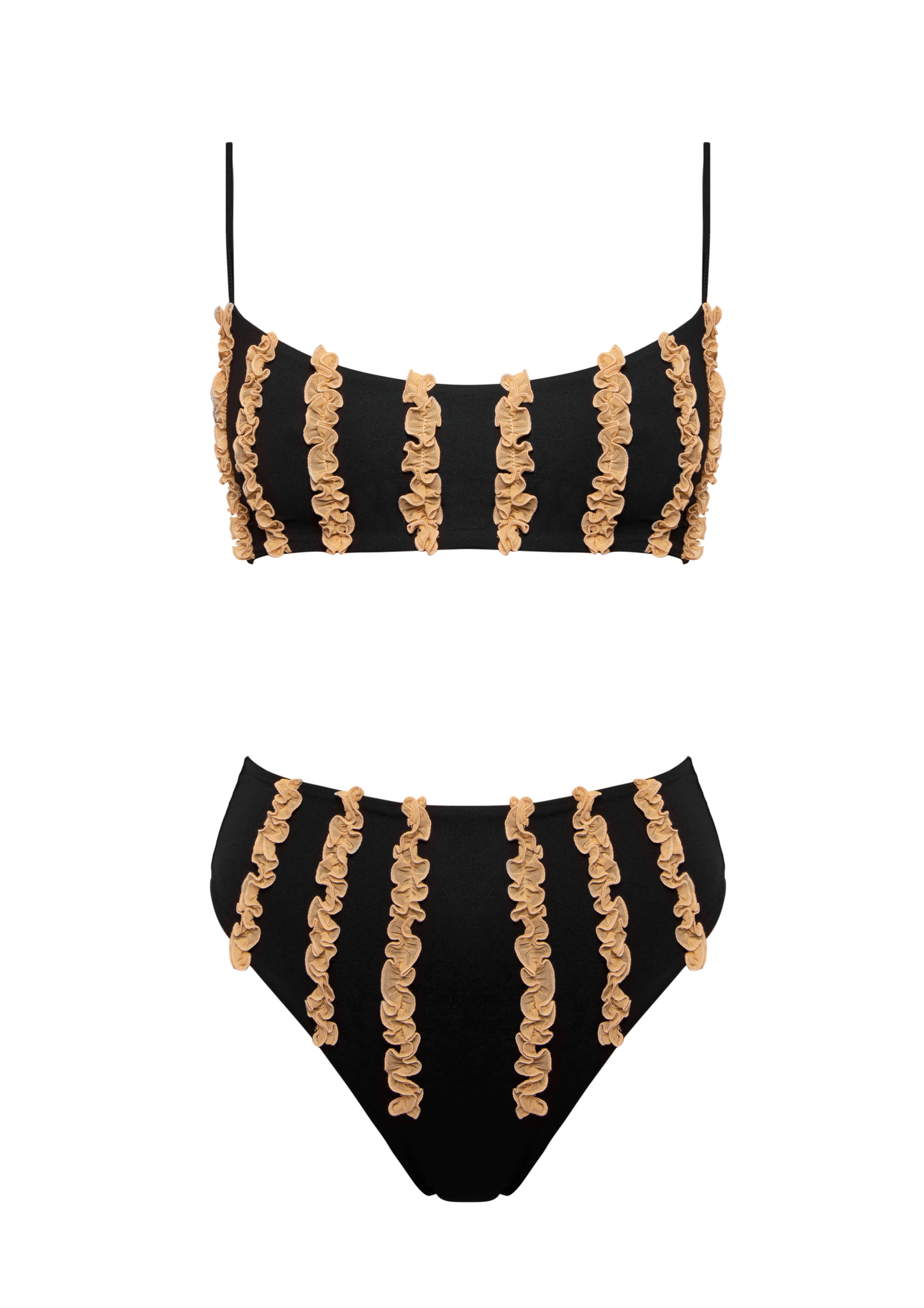 LENI Black & Nude High-Waist