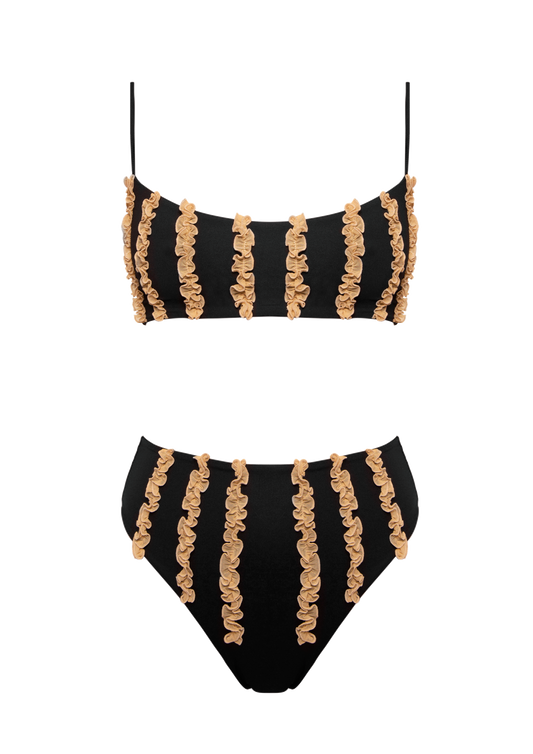 LENI Black & Nude High-Waist