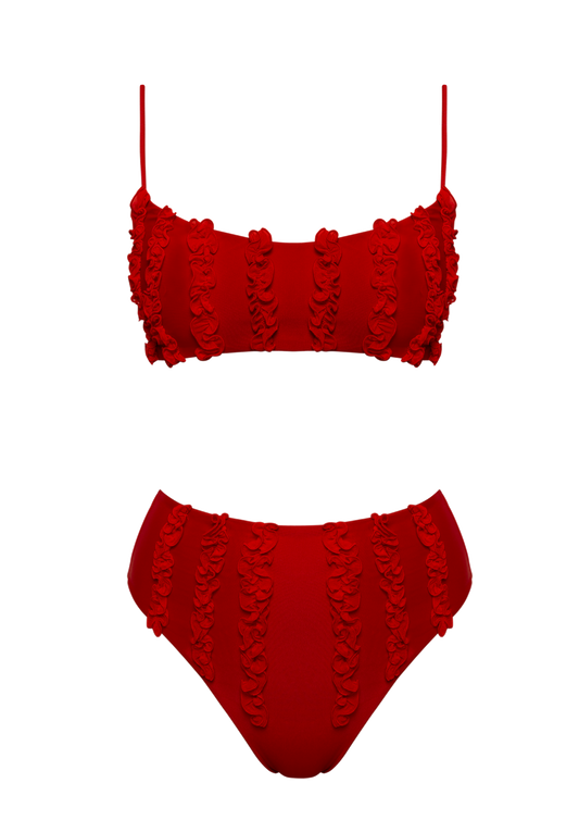 LENI Red High-Waist