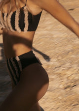 Leni Black & Nude Taille Haute